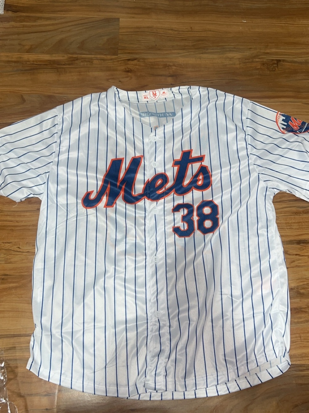 New York Mets Devin Williams Baseball Jersey with Blue and Orange Logo